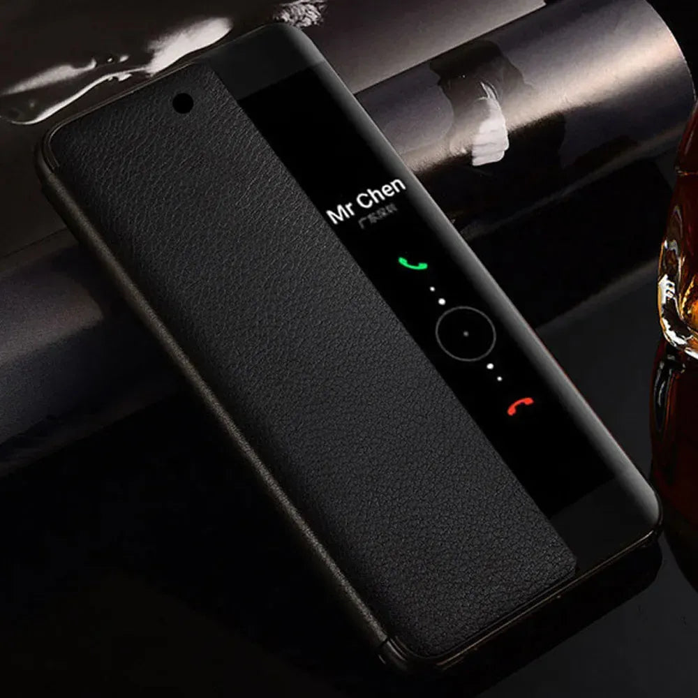 Coque Huawei à rabat avec fenêtre