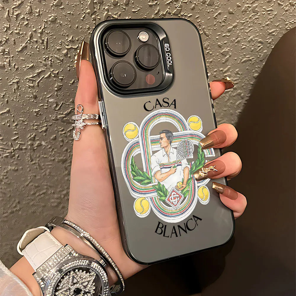 Coque iPhone antichoc mate Casablanca