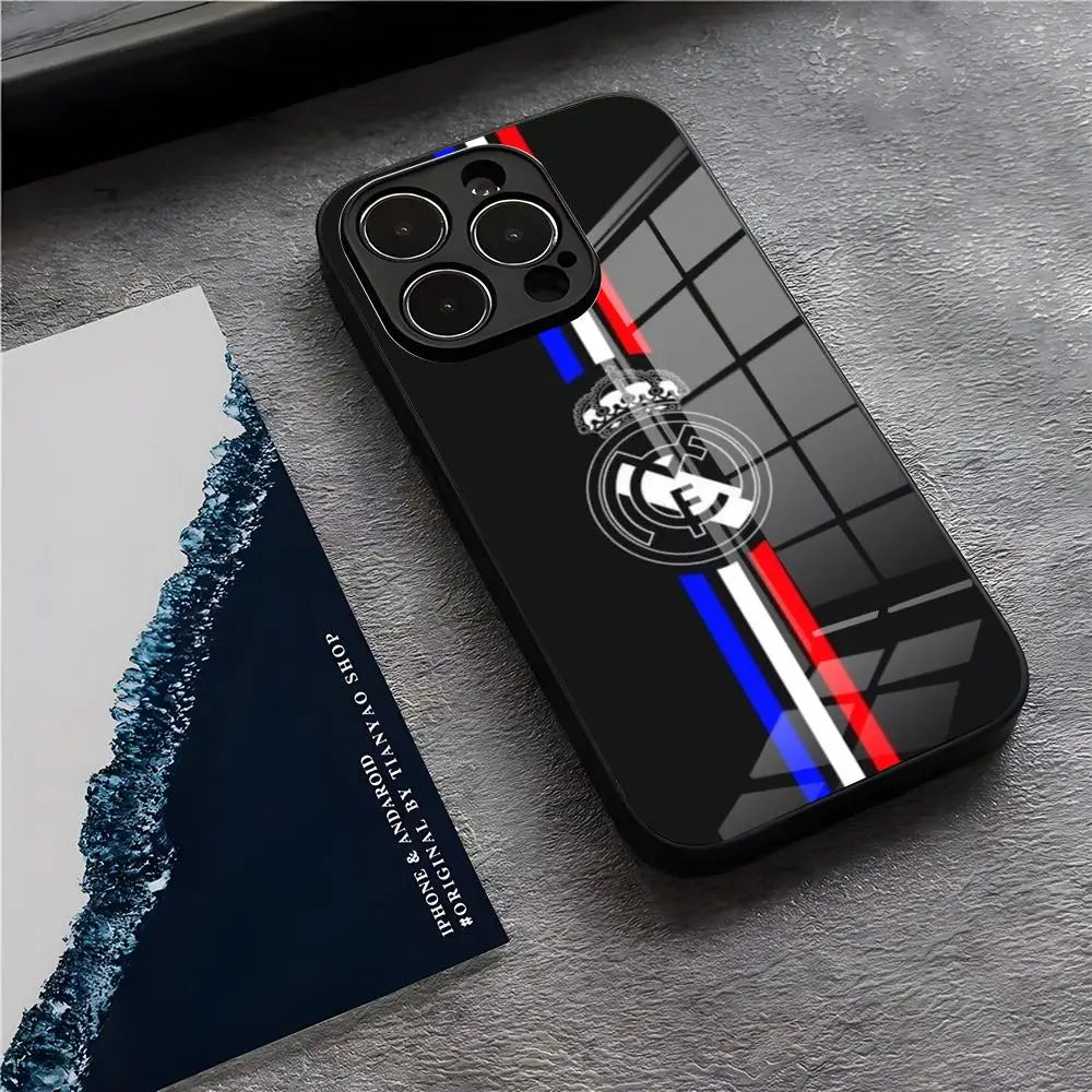 Coque iPhone dos en verre silicone