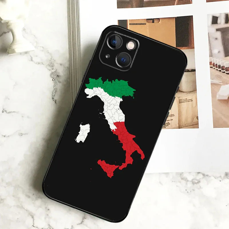 Coque iPhone drapeau italien