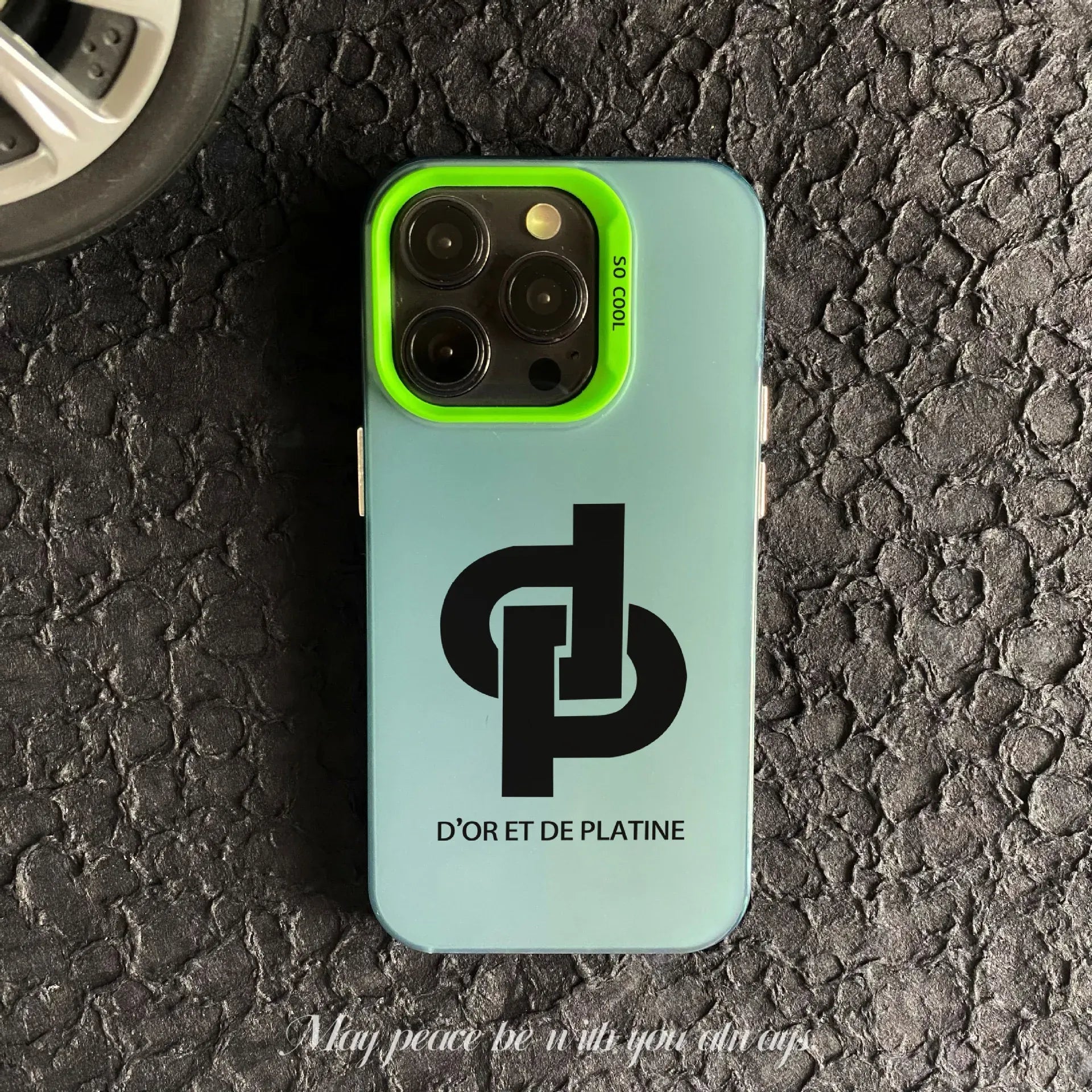 Coque iPhone logo de Jul antichoc