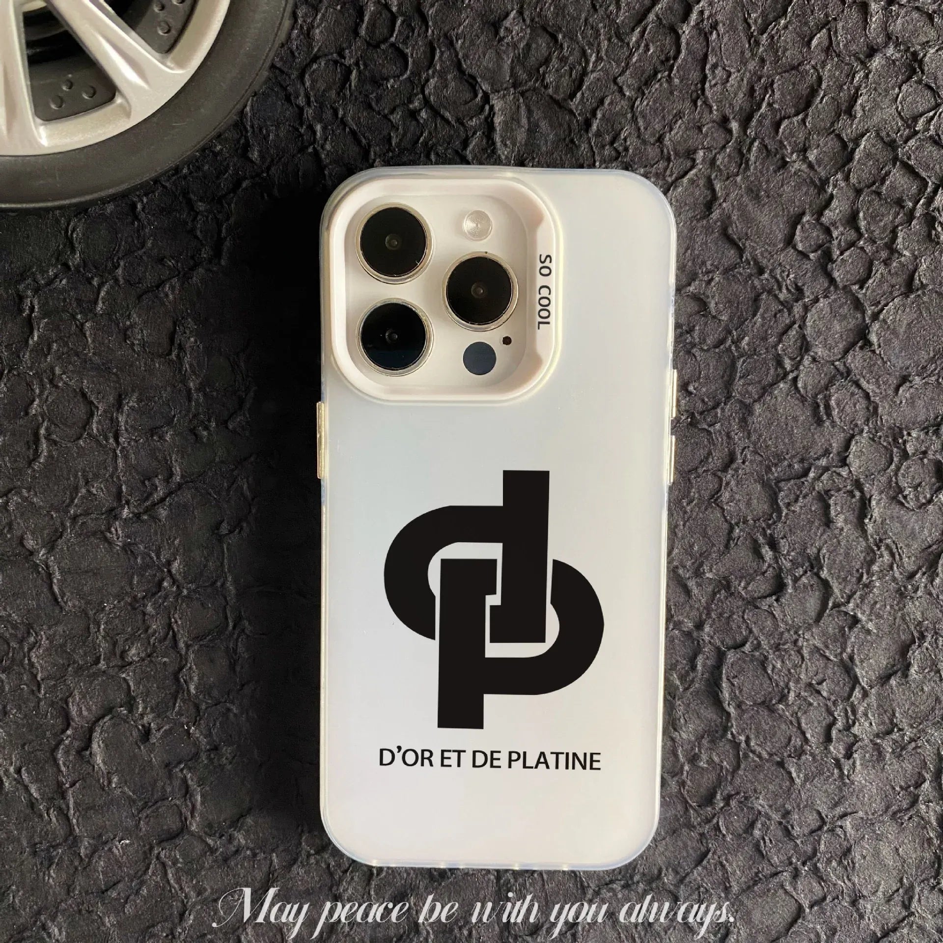 Coque iPhone logo de Jul antichoc