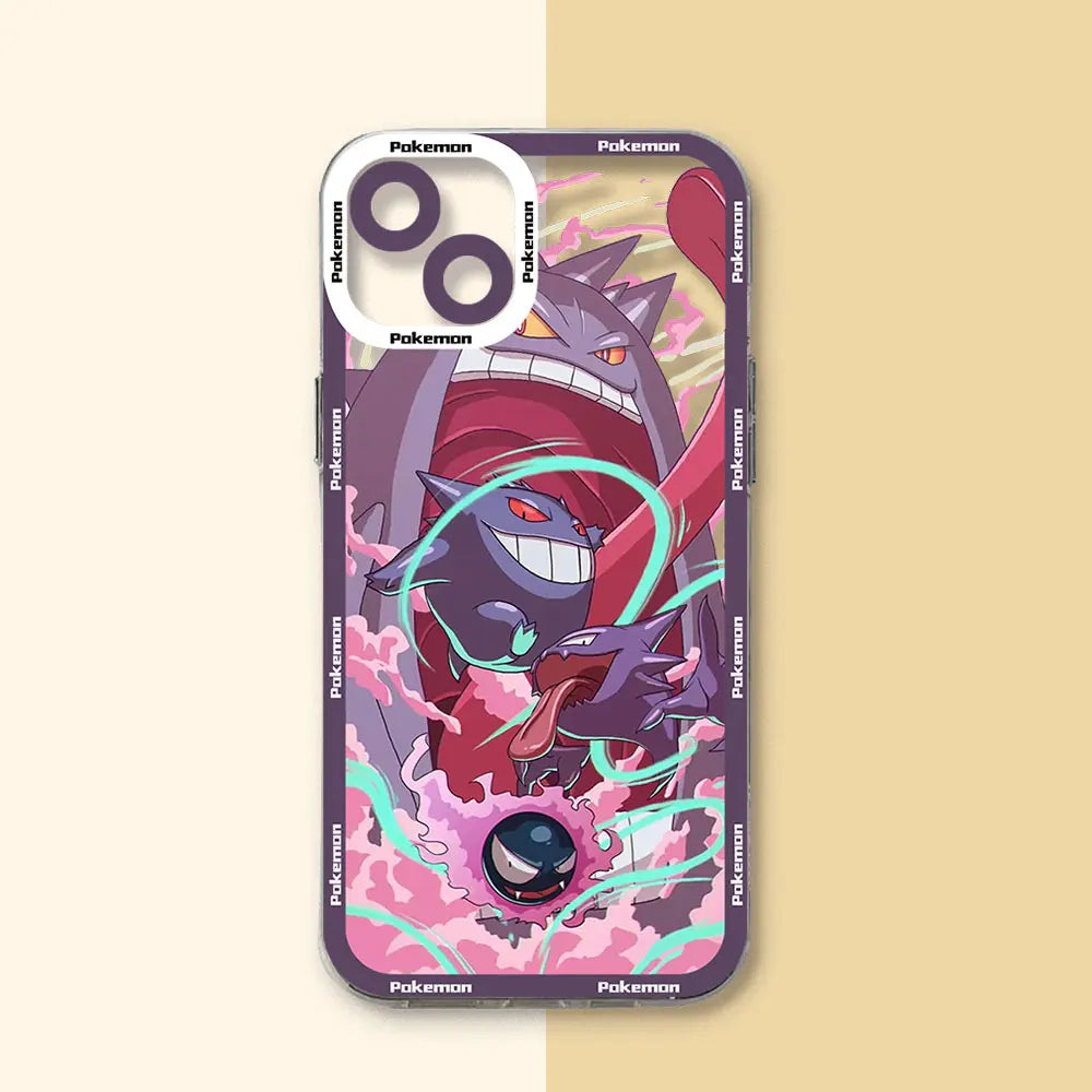 Coque iPhone Pokémon Pikachu transparente