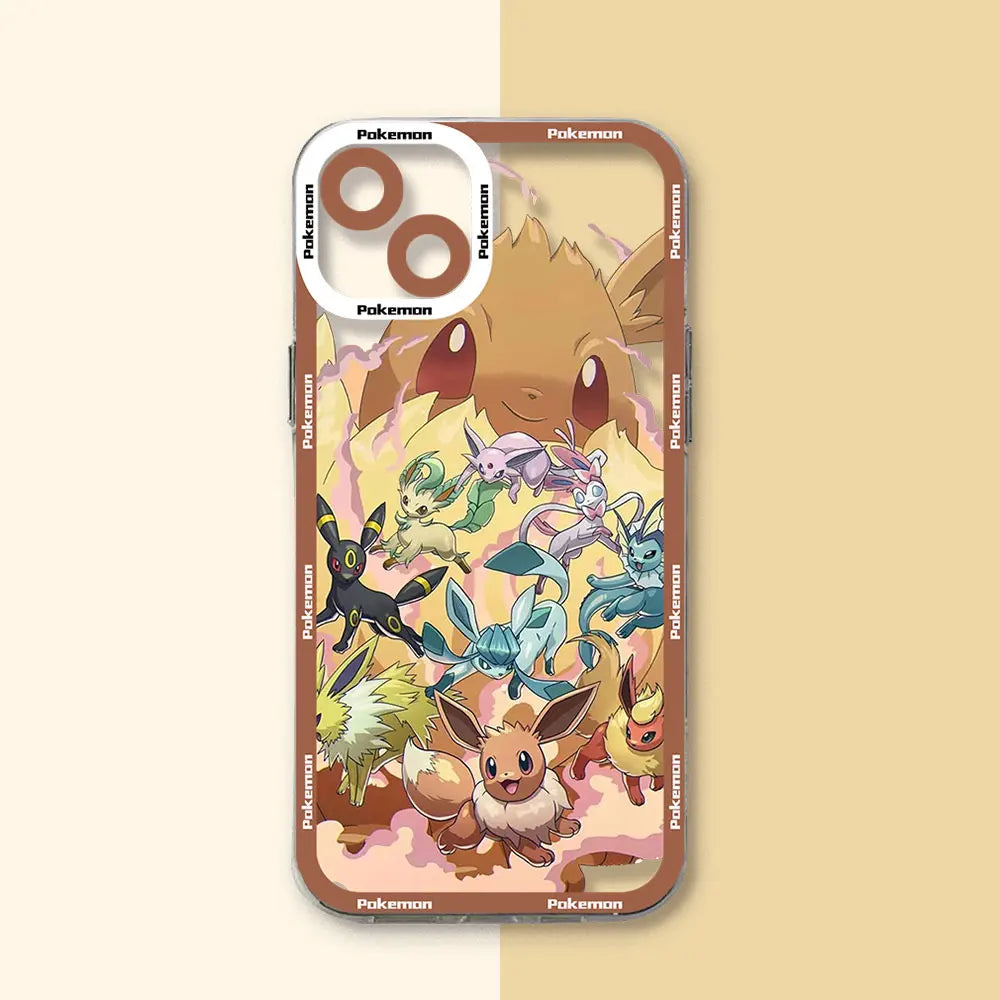 Coque iPhone Pokémon Pikachu transparente