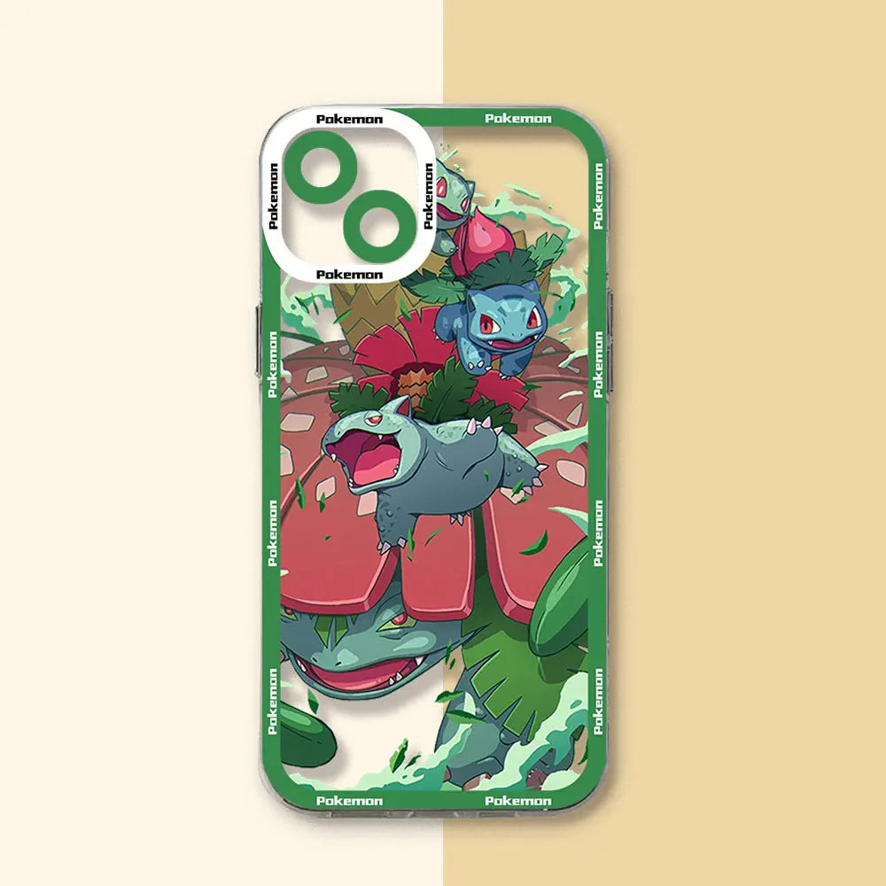 Coque iPhone Pokémon Pikachu transparente