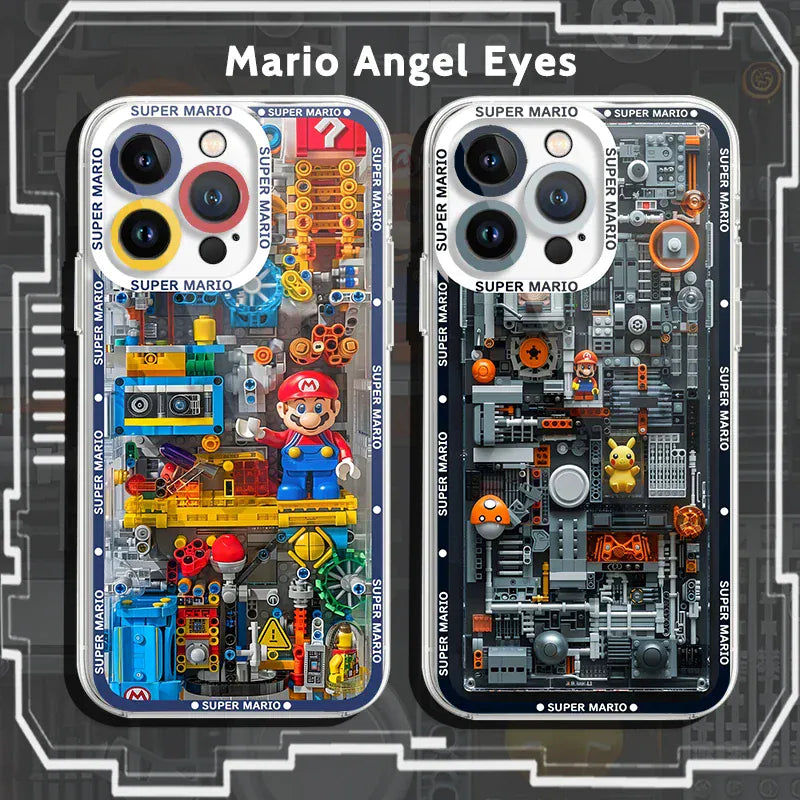 Coque iPhone silicone Mario Bros antichoc