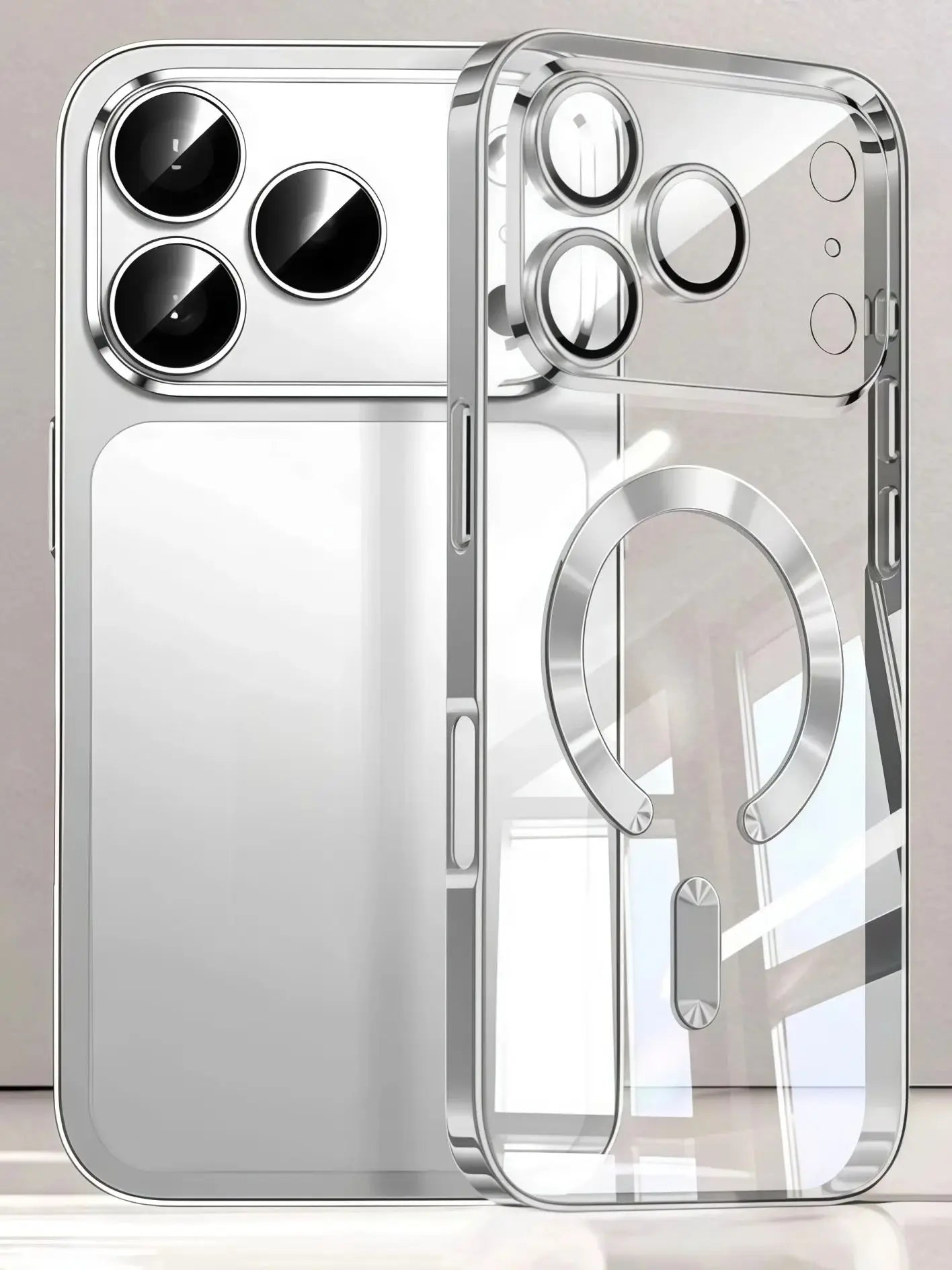 Coque MagSafe transparente protection caméra iPhone 17