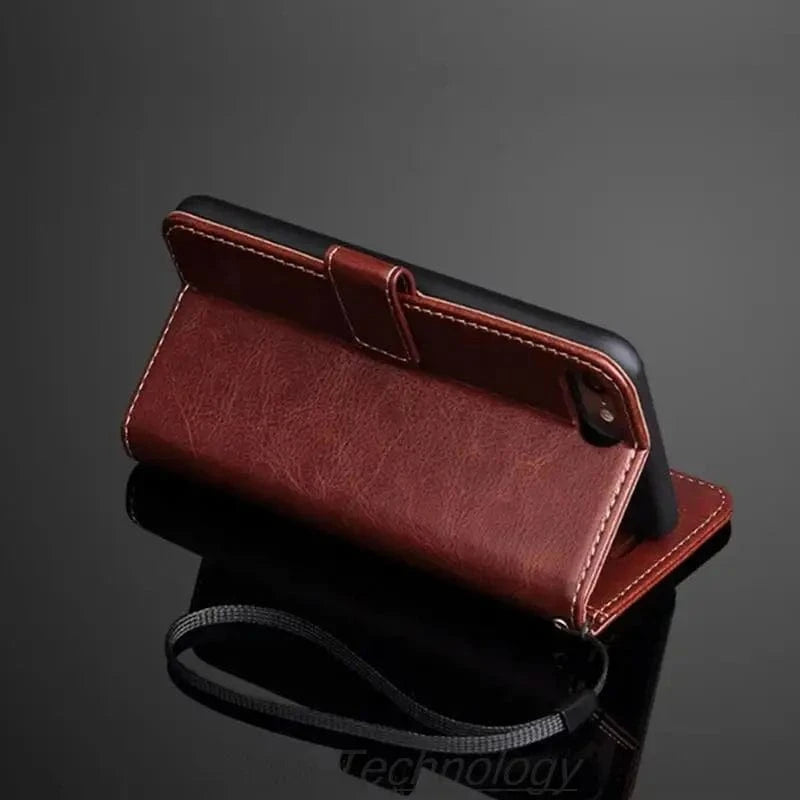 Coque portefeuille simili cuir OPPO A15