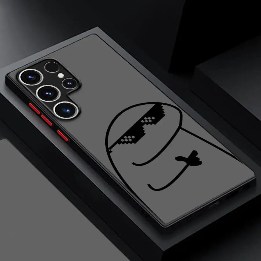 Coque Samsung Galaxy motif bonhomme bâton silicone