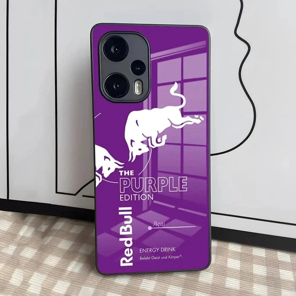 Coque verre trempé Xiaomi Poco taureau rouge