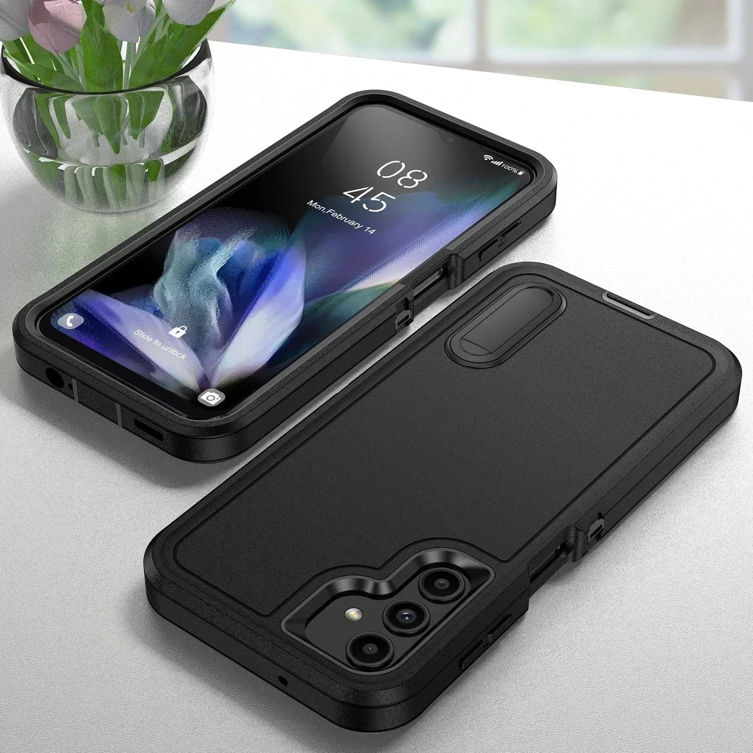 Coque antichoc bague intégrée Samsung Galaxy