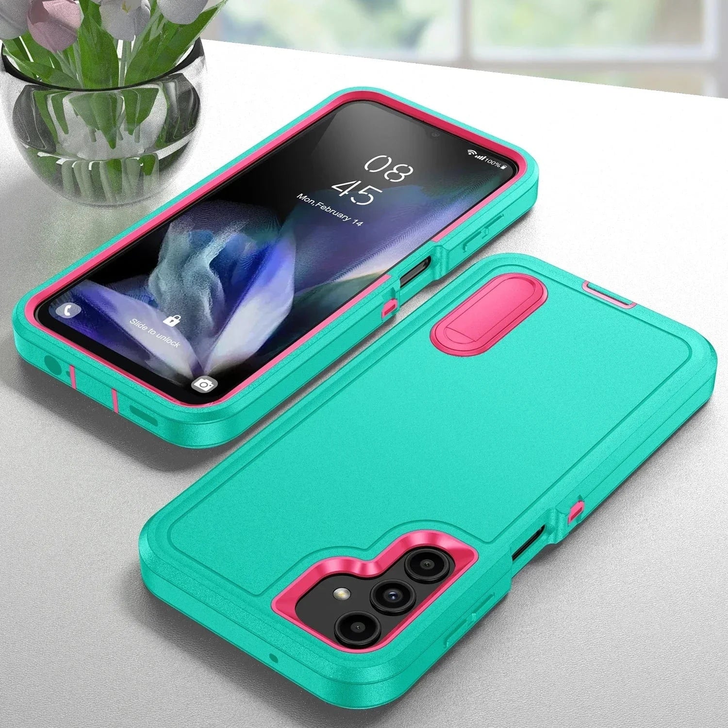 Coque antichoc bague intégrée Samsung Galaxy