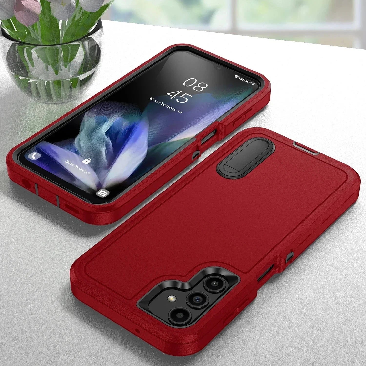 Coque antichoc bague intégrée Samsung Galaxy