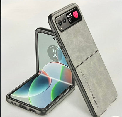 Coque cuir antichoc Motorola Razr 50 Ultra