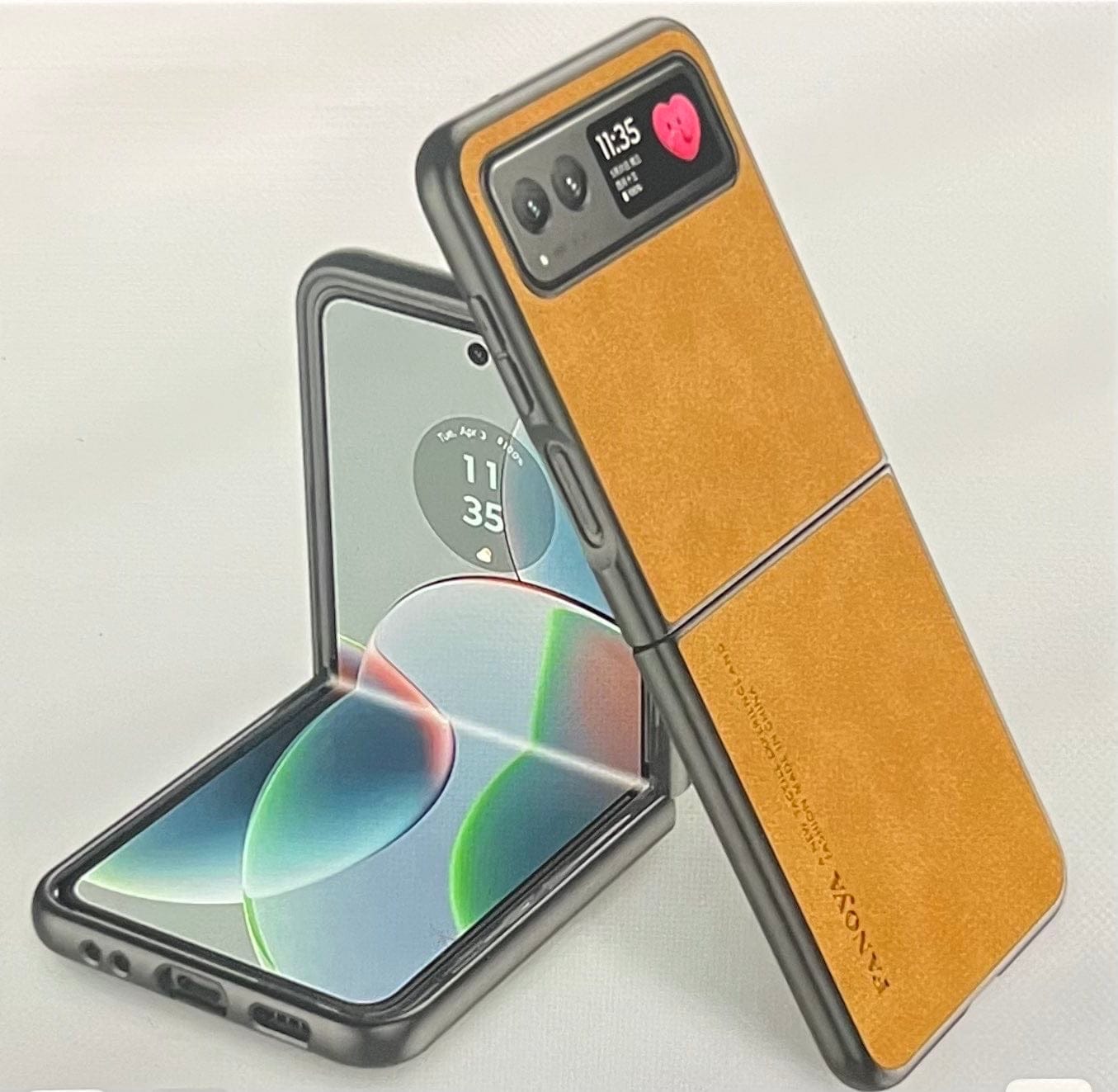 Coque cuir antichoc Motorola Razr 50 Ultra