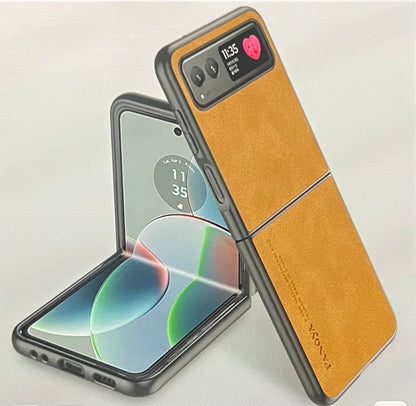 Coque cuir antichoc Motorola Razr 50 Ultra
