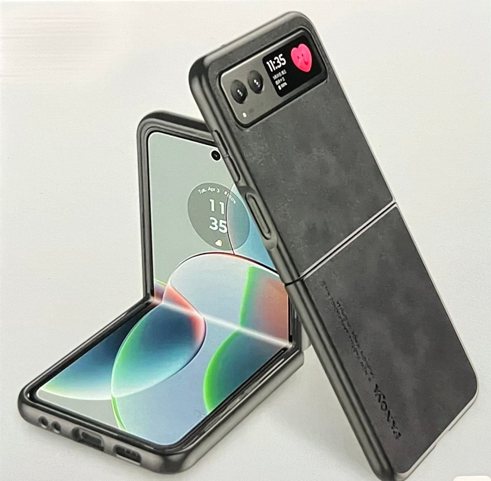 Coque cuir antichoc Motorola Razr 50 Ultra