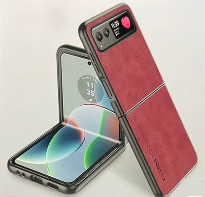 Coque cuir antichoc Motorola Razr 50 Ultra