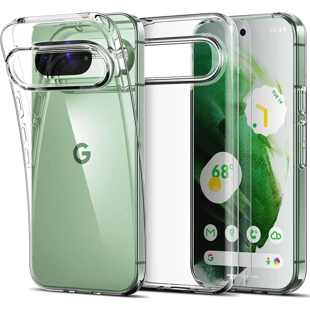 Coque en silicone transparente Google Pixel