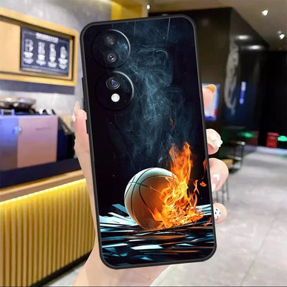 Coque Honor basket en flammes
