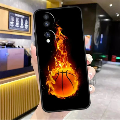 Coque Honor basket en flammes
