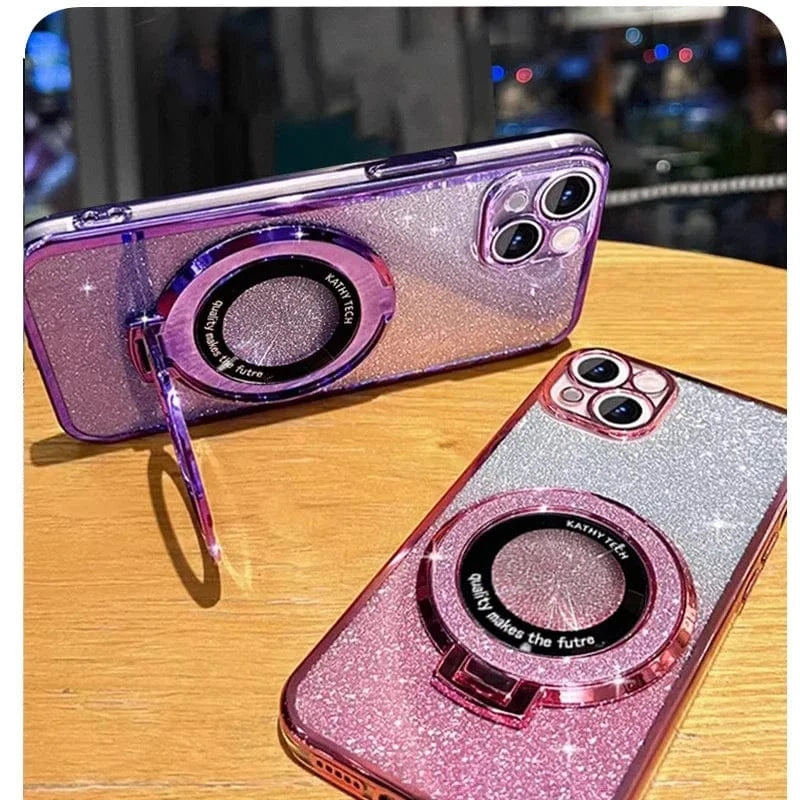 Coque Huawei pailletée bracelet perles