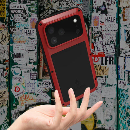 Coque iPhone antichoc métal Love Mei