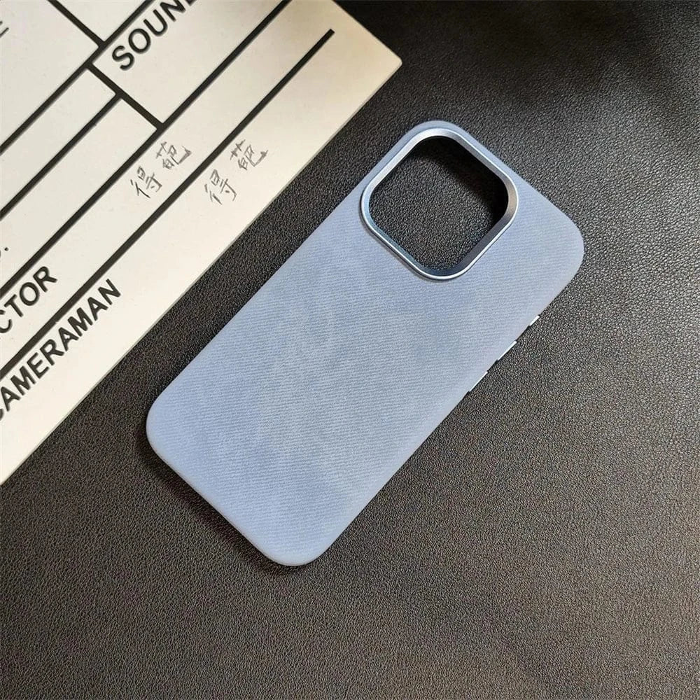 Coque iPhone cuir MagSafe antichoc