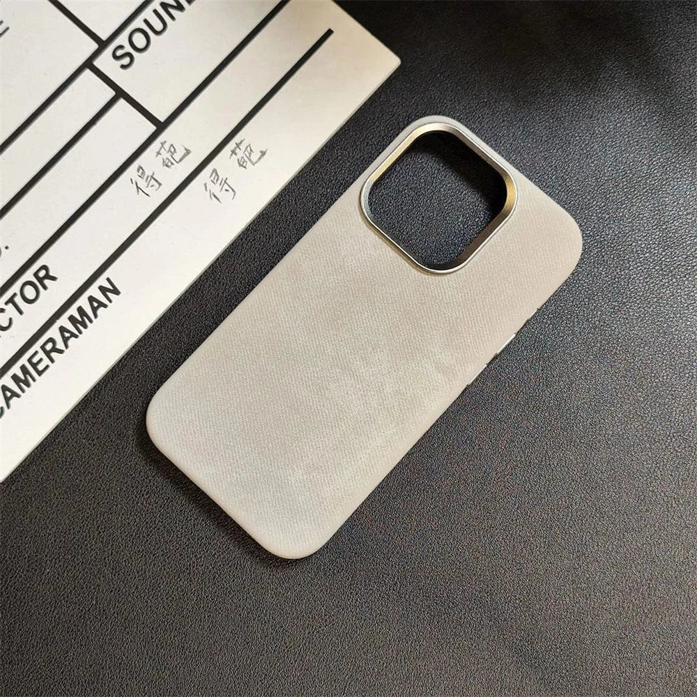 Coque iPhone cuir MagSafe antichoc