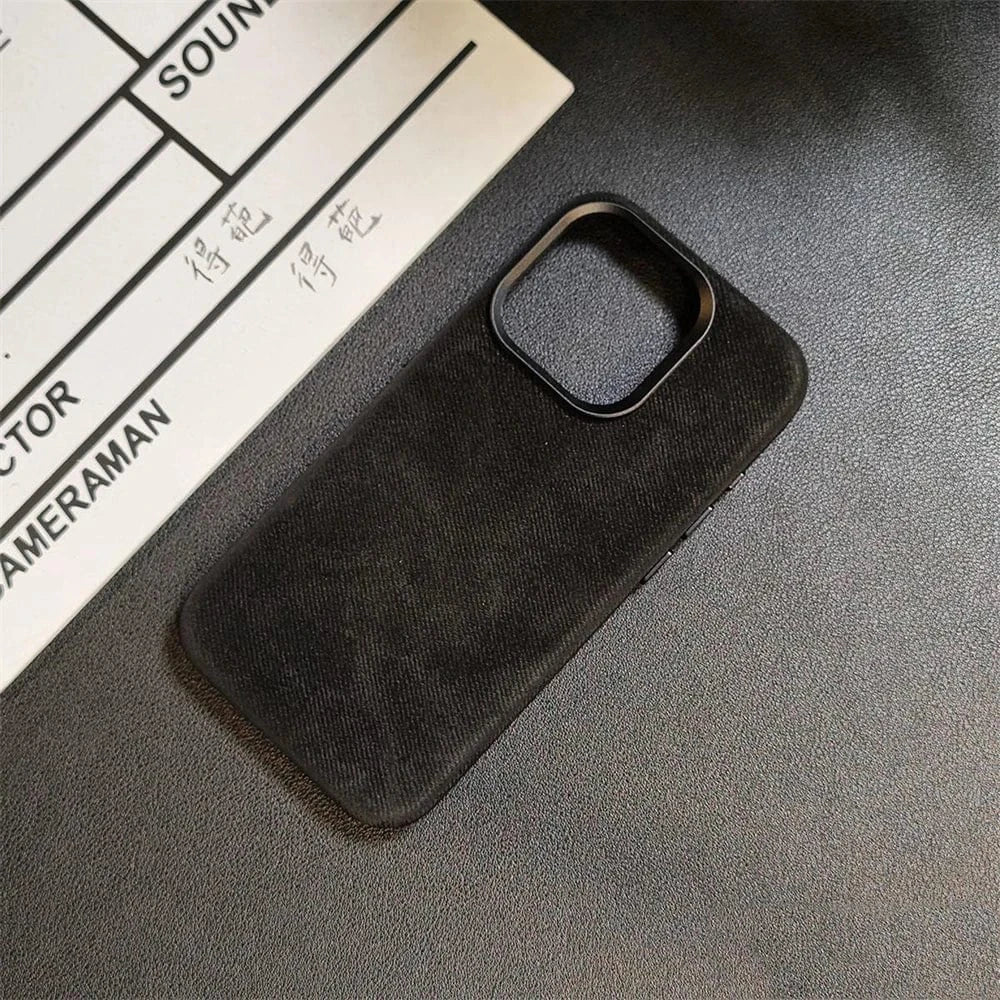 Coque iPhone cuir MagSafe antichoc