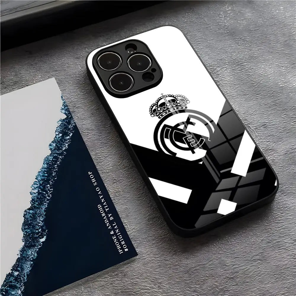 Coque iPhone dos en verre silicone
