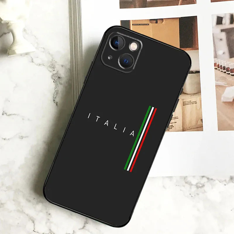 Coque iPhone drapeau italien