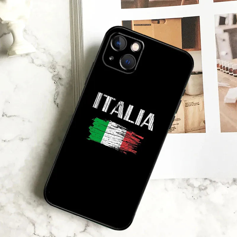 Coque iPhone drapeau italien