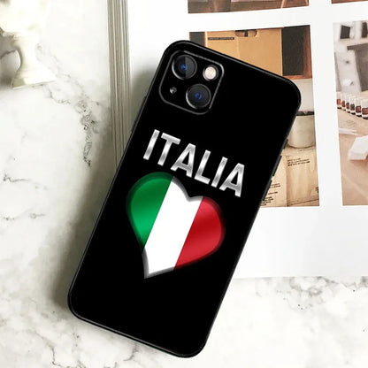 Coque iPhone drapeau italien