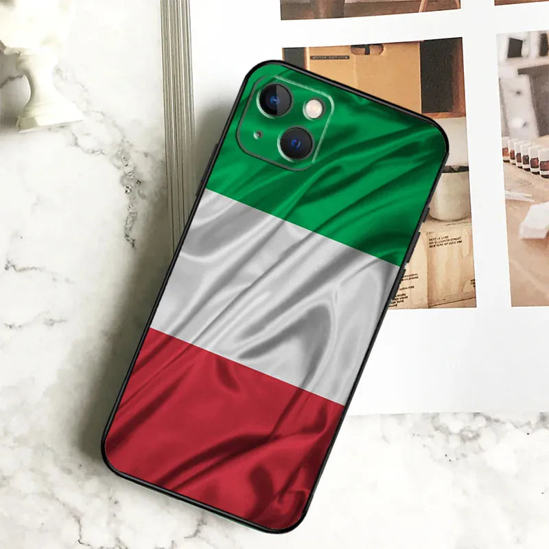 Coque iPhone drapeau italien
