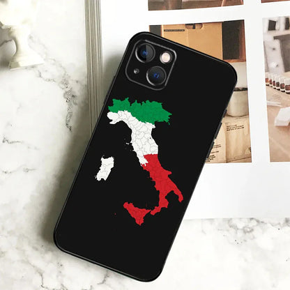 Coque iPhone drapeau italien