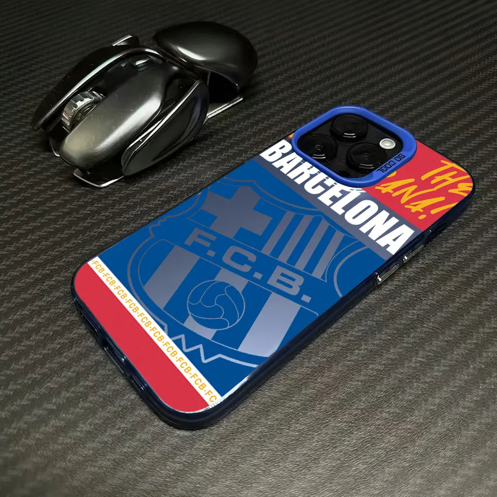 Coque iPhone FC Barcelone antichoc mate