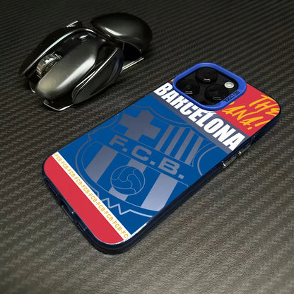 Coque iPhone FC Barcelone antichoc mate