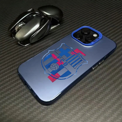 Coque iPhone FC Barcelone antichoc mate