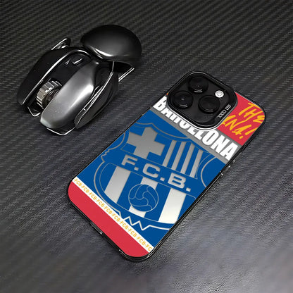 Coque iPhone FC Barcelone antichoc mate