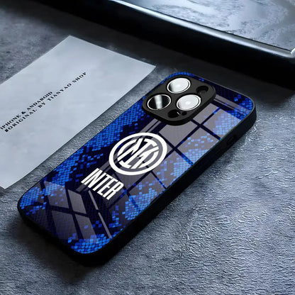 Coque iPhone Inter Milan verre trempé