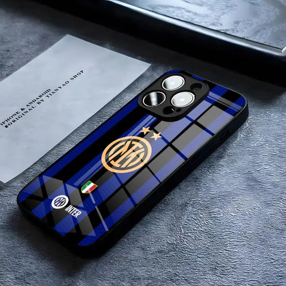 Coque iPhone Inter Milan verre trempé