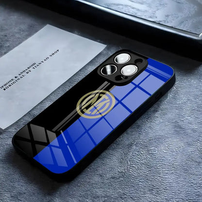 Coque iPhone Inter Milan verre trempé