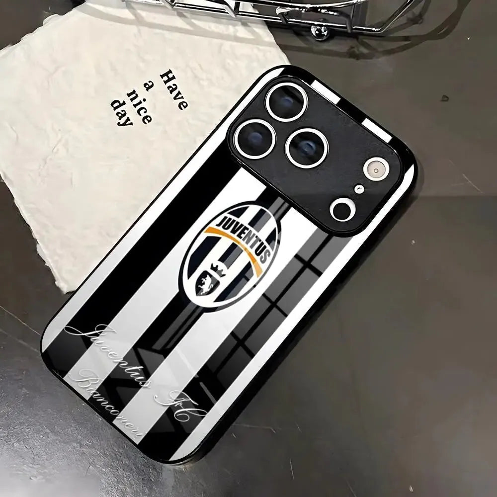 Coque iPhone Juventus verre trempé