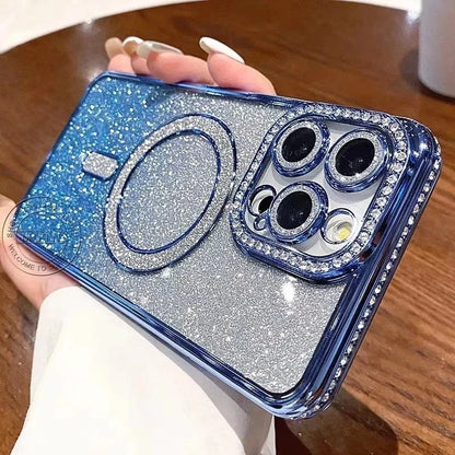 Coque iPhone MagSafe à paillettes