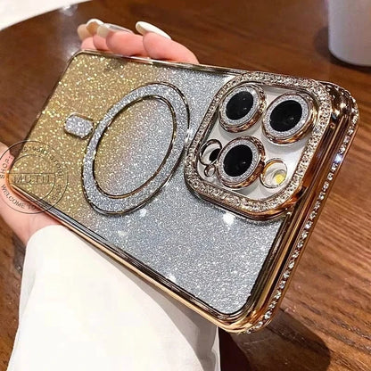 Coque iPhone MagSafe à paillettes