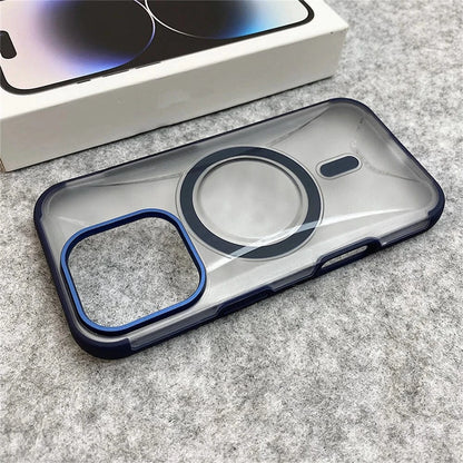Coque iPhone MagSafe antichoc protection caméra métal