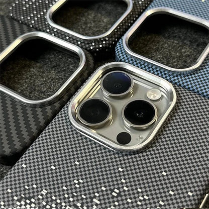Coque iPhone MagSafe fibre de carbone