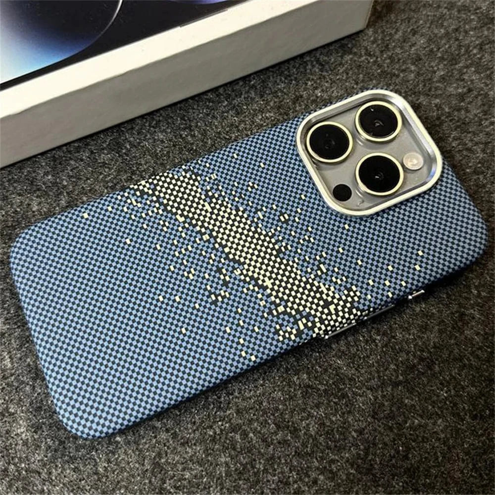 Coque iPhone MagSafe fibre de carbone