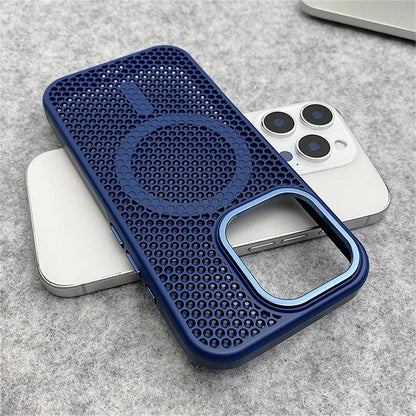 Coque iPhone MagSafe nid d'abeille antichoc